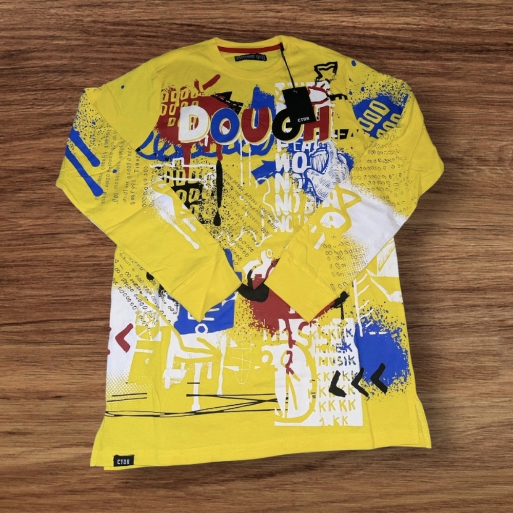 Contender MCMLXXXVIII Brand Graphic long Sleeve Tee Y2K Themed